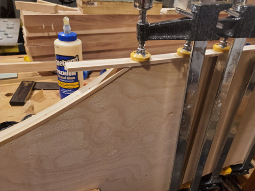 Trim glue-up